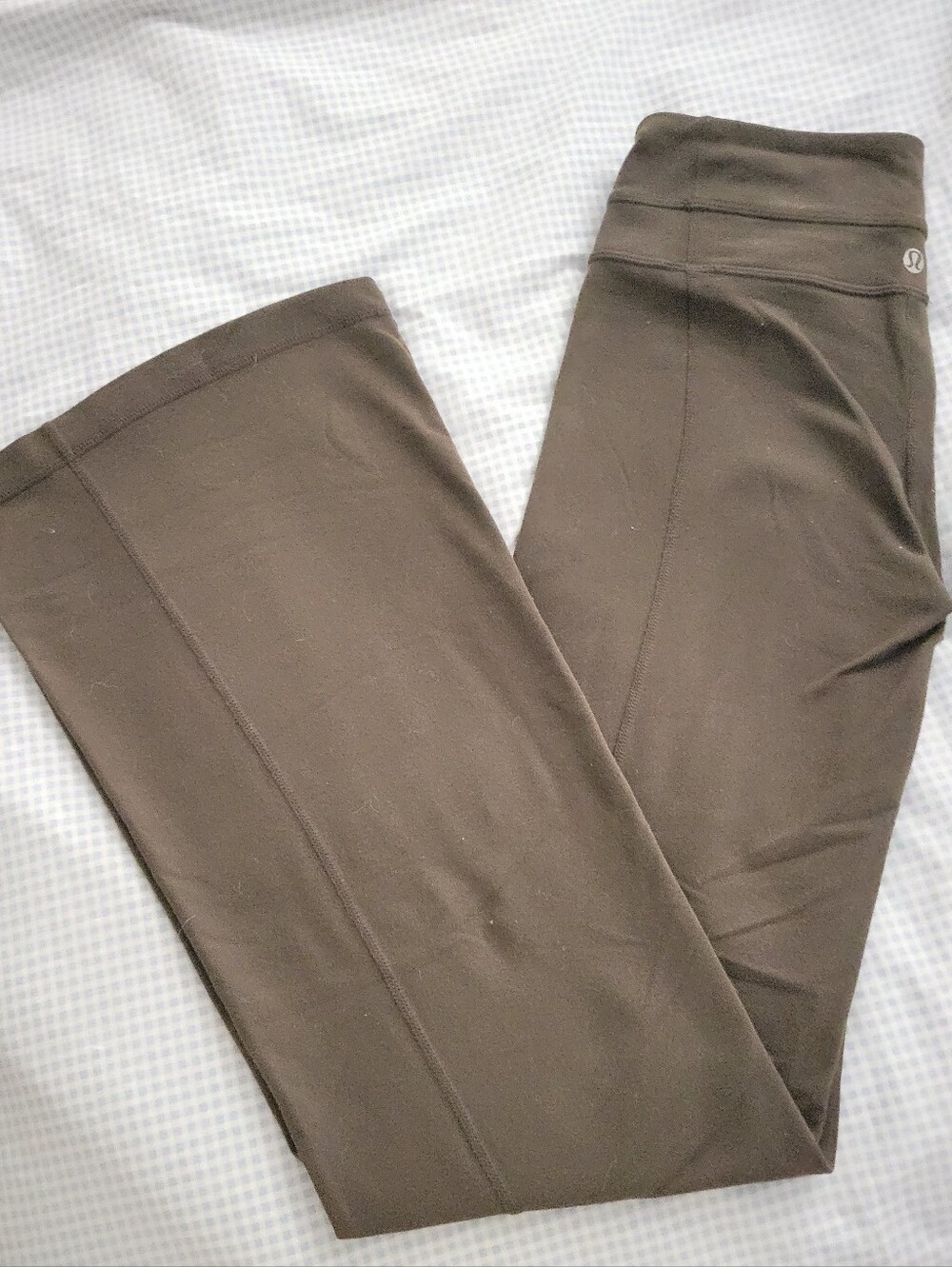 lululemon athletica Brown Flare Yoga Pants